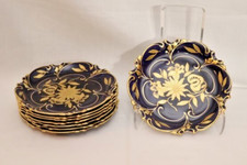 Graf Von Henneberg Echt Kobalt & Gold JLMENAU 8 Pc Set -  7.5in Mint picture