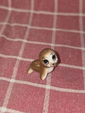 ****RARE ****Vintage Bug House  Baby  Seal Mini Figurine Bone China  picture