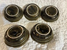 Vintage Japanese Studio Oribe Ware Serving  Bowls No Chips picture