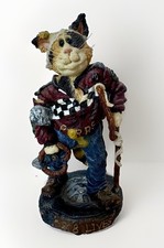 Boyds Bears-Mario Fenderbender “1 Down, 8 To Go “- Purrstone Cat Race Car Driver picture