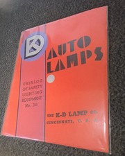Vintage K-D Lamp Company Catalog Of Safety Lighting Equipment No. 38 •MAG BAG EX picture