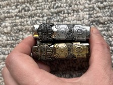 Silver And Black Harley Davidson Lighters Brand New With Tags  picture