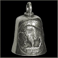 Gremlin Bell Kit Buffalo Head Nickel  motorcycle biker luck ride picture