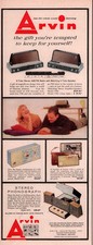 1959 AD ARVIN RADIO CLOCK STEREO picture