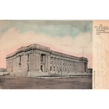 Indianapolis Indiana Post Office Federal Building Postcard picture
