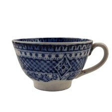 Antique Petrus Regout Maastricht Holland Teacup Dutch Pottery 1800s picture