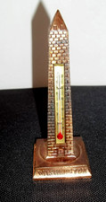 Washington Monument Souvenir Thermometer/ vintage / metal picture