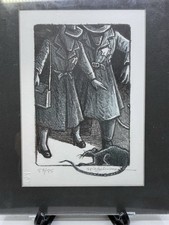 ART SPIEGELMAN, 1992 “Mause + mouse” Lithograph Print 53/75 Signed Framed picture