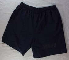 M.J. SOFFE U.S. NAVY ORIGINALS PHYSICAL FITNESS SHORTS BLUE SIZE SMALL JD 03 picture