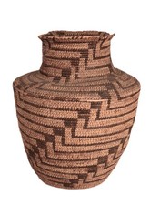 Papago Olla Basket Mid/Late 20th Century  Size 12.875
