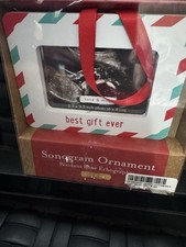 Sonogram Best Gift Ever Christmas Ornament Red Green NIB Gift Funny Surprise picture
