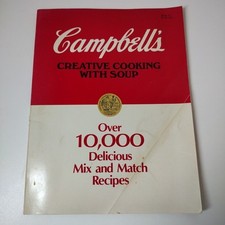 Vintage 1988 Campbell's Creative Cooking with Soup Trade Paperback Recipe Book picture