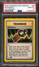 PSA 10 1st Edition PokeGear Trainer 88/111 Neo Genesis Pokemon Card VERY LOW POP picture