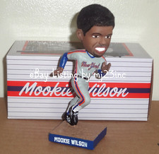 BROOKLYN CYCLONES MOOKIE WILSON BOBBLEHEAD 1986 NEW YORK METS #1 LIMITED 500 SGA picture