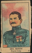 1920's W545 WW1 Leaders & Scenes #29 Gen. Mangin picture