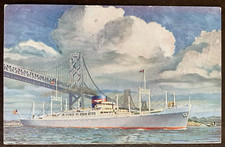 Postcard SS President Polk-Monroe American President Cruise Lines Vintage picture