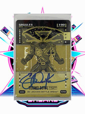 Bo Jackson Battle Arena Tecmo Bowl Goggles #1/1 Super Autograph Eric Dickerson picture