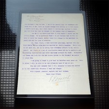 RARE 1900s Mississippi Political Scandal Letter - Noxubee Co 