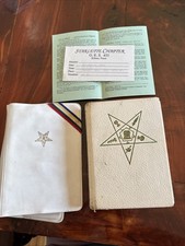 VTG 1952 Adoptive Rite Ritual Freemasonry Eastern Star Pocket Book, Robert Macoy picture