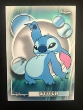2026 Topps Chrome Disney Stitch Pearl Refractor /30 13/30 SSP Stitch picture