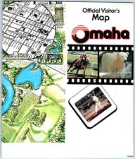 c1990s Omaha, NE Official Visitor's Road Map 3D Art Illustration by Dimension 8C picture