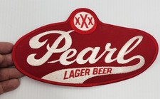 Old Stock Vintage Pearl Beer Jacket Patch San Antonio Texas picture
