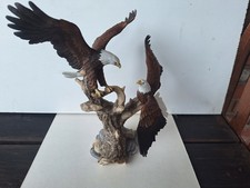 Maruri American Eagle Gallery Two Bald Eagles Porcelain Figurine picture