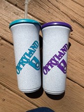 Set of 2 Opryland USA Souvenir Drink Cup  Amusement Park Nashville Coca Cola picture