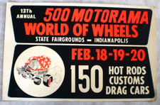 1972 13th annual 500 motorama world of wheels indy hot rods customs cars cycles picture