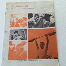 1960s Boy Scouts of America Fitness Booklet Toughen Up Male Bonding Photographs picture