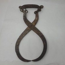 Antique  Ice Block Tongs - Gifford Wood Co.Wall Decor Hangers Rusty Farmhouse  picture