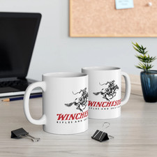 Winchester Guns Firearms Coffee Tea White Mug picture