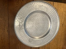 Vintage  Cromwell - Lazy Susan - Hand wrought Aluminum Tray picture
