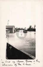 Clam River & Steamer of the Lakes, Torch Lake MI RPPC Photo Postcard COPY picture