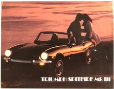 Mint Origina   1969 Triumph Spitfire MK lll Sales Brochure... FREE US Shipping picture