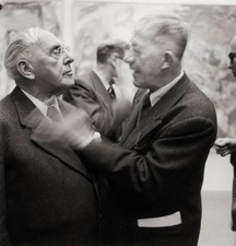 Josef Hoffmann and Oskar Kokoschka Historic Old Photo picture