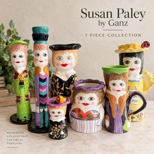 Vintage Susan Paley Ganz Bella Casa 7 Piece Lady Vase Mug Shaker Collection picture