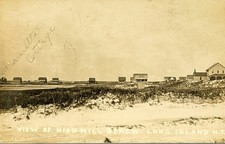 Antique View of High Hill Beach Long Island NY RPPC Real Photo Postcard c1908 picture