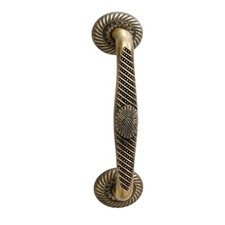 Brass Antique Main Door Pull Handle 8 Inch Pack of 1 US picture