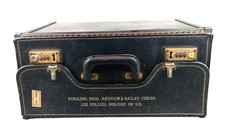 Vintage Ringling Bros Barnum Bailey Circus Ice Follies Holiday On Ice Case Trunk picture