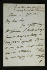 1853 AUTOGRAPH Letter J Hobart Caradoc Lord Howden English Minister Madrid picture