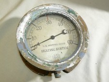 Antique U.S. Gauge Co. Brass/Bronze Gauge picture