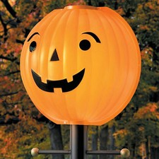 Halloween Pumpkin Lamppost Jacko Lantern Lampshade Cover Halloween Decor picture