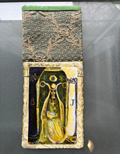 Ceremonial Aces , Four tarot cards ,with High Priestess Card Ritual Pouch  picture