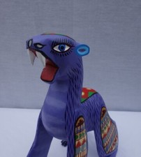EPIFANIO FUENTES OAXACAN ALEBRIJE BEAR WOOD CARVING  EUC VINTAGE picture