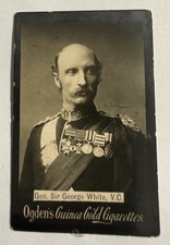 1901 Ogden’s Guinea Gold Gen Sir George White V.C. Tobacco Card Boer War picture