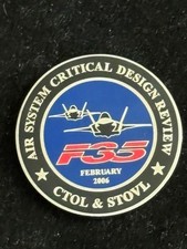 F-35 Joint Strike Fighter CTOL & STOVL 2006 Challenge Coin picture
