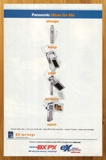 2004 Panasonic D-Snap Video Camera Vintage Print Ad/Poster Electronics Tech Art picture