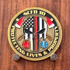 Spokane County Fire District 10 SCFD10 2021 Challenge Coin  W#23 picture