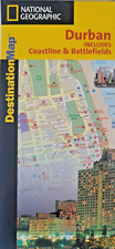 Durban, South Africa- Laminated Destination Map by National Geographic picture
